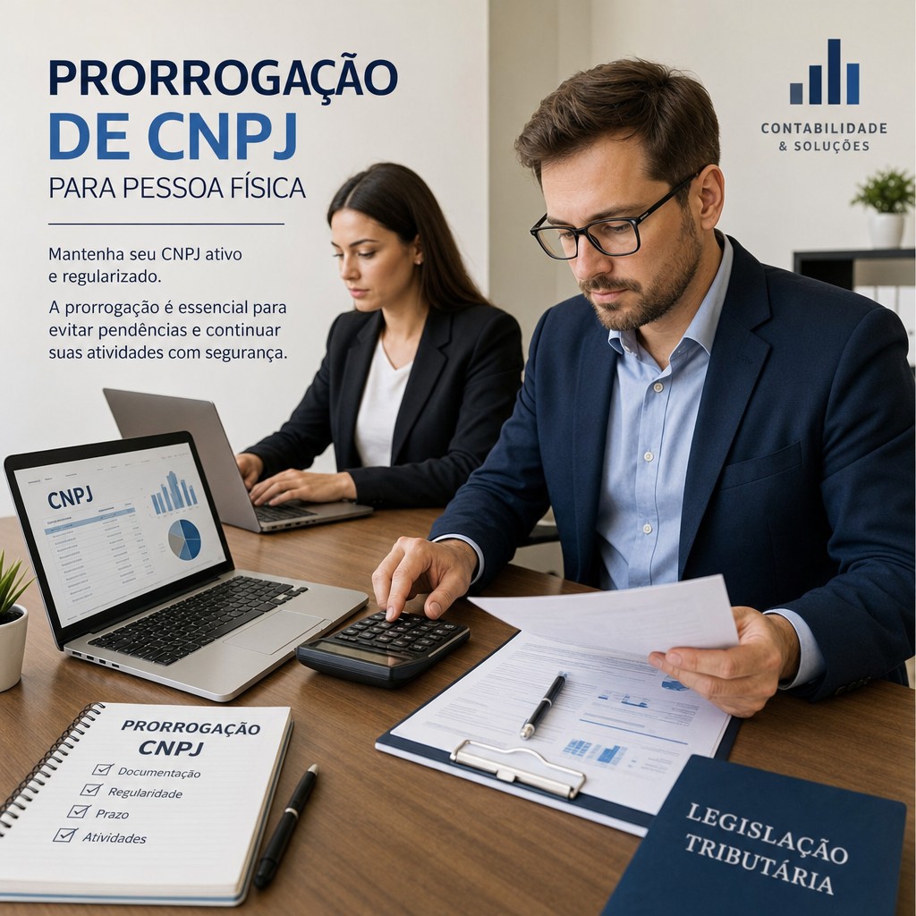Prorrogação da Emissão de CNPJ para Pessoas Físicas CBS